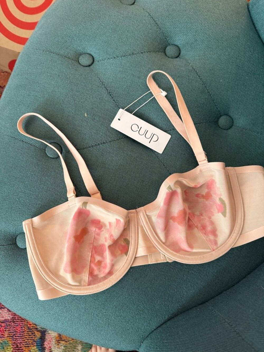 Cuup Balconette Mesh Bra - Bloom, 36C NWT, $75 Value!